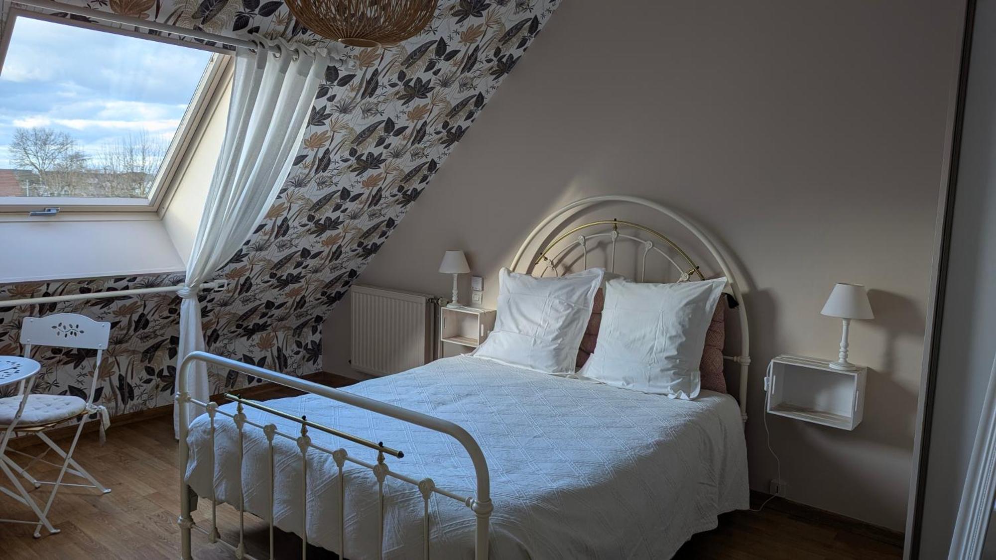 Chambre Rose Blanche Le Lude Exteriér fotografie
